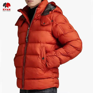 Chaquetas de Invierno Impermeables y Transpirables con Capucha, de Secado Rápido, Personalizadas, de Alta Calidad, para Hombre, Precio al por Mayor, Color Sólido - Product Image 3