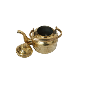 กาต้มน้ำทองเหลืองทำมือ ดีไซน์ย้อนยุค ทนทาน สำหรับเสิร์ฟ ราคาขายส่งจากโรงงานโดยตรง รอมฎอน - Product Image 3