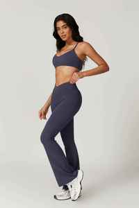 Sujetador Deportivo Sin Costuras para Mujer X Sports City, de Alta Sujeción, Color Sólido, Tela Elástica, Spandex/Nylon, Decoración con Lazo, para Yoga - Product Image 3