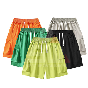 Men's Luxury Casual <b>Cargo</b> Shorts Big Pockets Breathable Summer Outdoor <b>Work</b> Pants New Fashion Lightweight 100% Polyester - Product Image 2