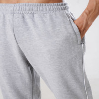 Pantalon de jogging décontracté pour homme en Spandex/Polyester léger, taille élastique, pour la gym, le fitness, l'entraînement sportif, le streetwear et comme pantalon de survêtement