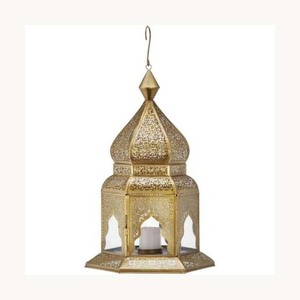 Maravilloso farol de metal de diseño elegante, nuevo diseño personalizado, portavelas decorativo para interiores modernos - Product Image 3