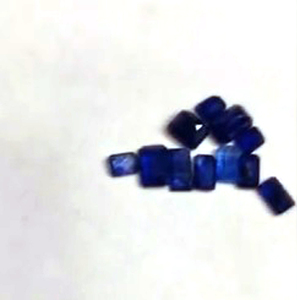 Lot de 740 pierres précieuses en verre saphir bleu de Bangkok, formes ovales 5x3, 4x3, 6x4mm, marquise 6x3, 8x4mm, rondes à facettes 3, 4mm, 295 carats, 177 $ US - Product Image 2