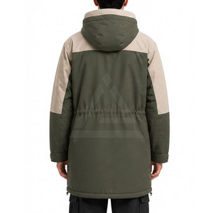 Heavy Weight Oversized Parkas <b>Jacket</b> For <b>Men</b> Cold Weather Warm Hooded <b>Long</b> Outerwear Casual Outdoor Apparel - Product Image 4