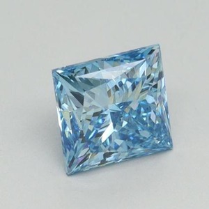Diamante azul de corte princesa de lujo, cultivado en laboratorio, certificado por IGI, diamante azul suelto para anillo de compromiso personalizado de 1 a 5 quilates VVS VS VS2 - Product Image 2