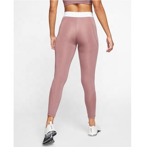 Cheap Price PIHA SPORT Fitness Solid Yoga <b>Pants</b> Pockets Tummy Control Workout Running Leggings Anti-Bacterial Breathable Women - Product Image 4