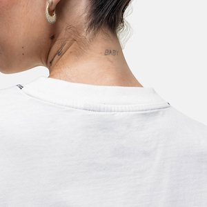 Camiseta de Manga Corta con Cuello Redondo Extra Grande para Mujer, Color Sólido, Corte Holgado, Tejido de Algodón Transpirable, Estilo para Todas las Temporadas - Product Image 4