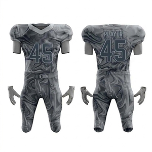 Uniforme de Fútbol Americano Sublimado Personalizado, Deportivo, con Acolchado Integrado, Sin Mangas, Cuello en V, Unisex, para Todas las Temporadas - Product Image 2