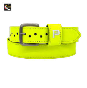 Ceinture en cuir élastique personnalisable pour adolescentes, style baseball/softball, avec boucle décorative en fer, vente en gros pour femmes - Product Image 2