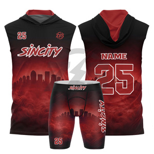 Uniforme de Compresión con Capucha para Fútbol Americano, Diseño Personalizado, Transpirable, de Poliéster y Spandex, para Niños - Product Image 3