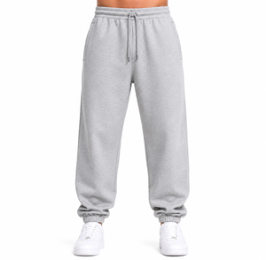 Pantalons pour hommes en coton French Terry, personnalisés avec logo, de qualité supérieure, nouvelle collection, vêtements de sport et de fitness, pantalons de jogging. - Product Image 1
