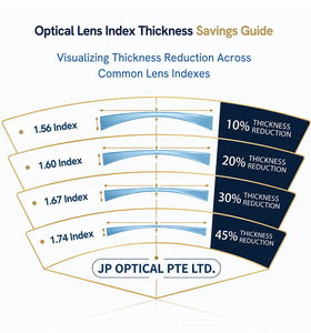 Lentes Multifocales Fotocromáticas 1.74 UV420 Grises, Optimización para Todas las Direcciones de Mirada, Lentes Progresivas Personalizadas UV420 Grises - Product Image 4