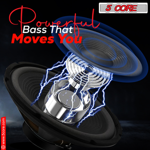 Paire de subwoofers 5Core 12 pouces 1200W PA DJ Audio 8 Ohm, basses profondes, remplacement de haut-parleur professionnel, modèle portable WF 12120 - Product Image 6
