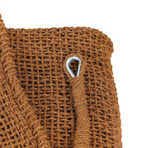 Custom Boho Style Natural Coir Fiber <b>Sun</b> <b>Shade</b> Net Biodegradable Outdoor Patio Coir Canopy <b>Shade</b> Sail Wholesale - Product Image 5