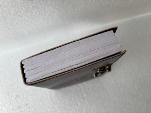 Custom Digitally Printed Leather Journal Personalized <b>A5</b> Travel <b>Diary</b> Luxury Soft Cover Notebook 100 Sheets for Corporate - Product Image 4