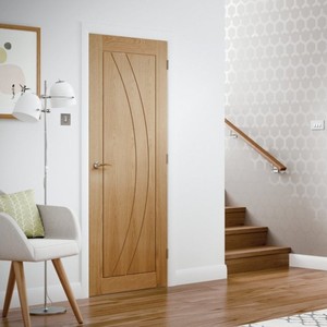 Puerta Minimalista de Diseño Tradicional con Acabado Liso, Puerta de MDF con Sistema Push-Pull, Puerta de Polímero Sólido para Dormitorio o Baño - Product Image 3