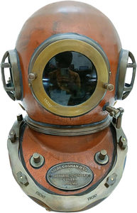 Antique Nautical Brass Marine Mỹ Hải Quân Đánh Dấu 18 "V Mini Lặn Mũ Bảo Hiểm Nghệ Thuật Sưu Tập Mini Lặn Mũ Bảo Hiểm Cho Home & Văn Phòng Trang Trí Nội Thất - Product Image 2