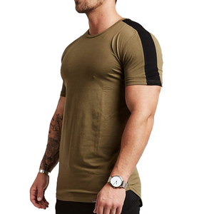 Camisetas de Manga Corta para Hombre, Personalizadas, de Poliéster/Algodón, Transpirables, de Secado Rápido, al por Mayor, Estilo Urbano, Hip Hop, Lisas, Unisex, Corte Regular - Product Image 1