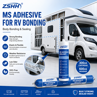 Perekat Polimer MS Satu Komponen Netral Daya Rekat Tinggi, Sealant Elastis untuk Perakitan Panel RV, Lantai, dan Skylight