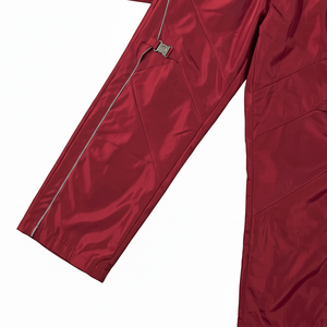 Ensemble coupe-vent homme, veste zippée et pantalon de jogging respirant, color block, polyester réfléchissant - Product Image 5