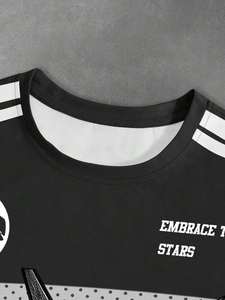 T-shirt de sport unisexe surdimensionné en maille avec imprimé graphique streetwear, vente en gros, fournisseur OEM 2026 - Product Image 4