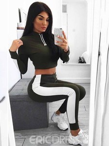 AFAN SMART SHOP Sweat-shirt en molleton tricoté à capuche pour femme, respirant, écologique, couleur unie, manches longues, style streetwear, 100% automne - Product Image 5