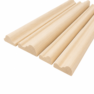 Molduras Decorativas de Madera Sólida Premium para Gabinetes de Cocina, Perfiles para Molduras de Techo, Zócalos y Gabinetes Personalizados - Product Image 1