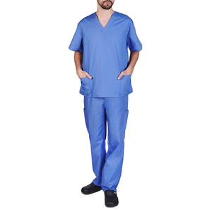 Uniformes Médicos Nuevos de Alta Calidad, Conjuntos de Uniformes de Hospital de Manga Corta de Lona de Poliéster/Algodón y Elastano, OEM - Product Image 2
