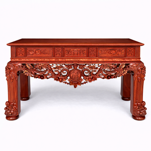 Autel d'encens avec motifs de fleurs de prunier et d'oiseaux. - Product Image 5