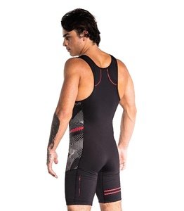 Vêtements de compétition et d'entraînement sportif pour hommes, combinaisons de lutte personnalisées en gros - Product Image 2