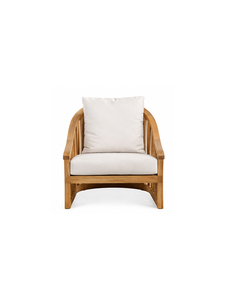 Chaise de salle à manger moderne de luxe en teck massif avec coussin rembourré de qualité supérieure pour meubles de salon intérieur - Product Image 1