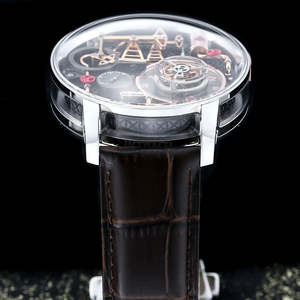 Reloj JC con Bomba de Aceite, Caja de Acero Inoxidable 316L, Movimiento Mecánico Automático, Cristal de Zafiro, Correa de Cuero, Reloj para Hombre - Product Image 3