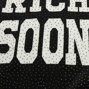 เสื้อกล้ามโอเวอร์ไซส์พิมพ์ลาย RICH SOON สไตล์สตรีทแวร์ ผ้าเจอร์ซีย์คอตตอน 100% 300GSM ประดับคริสตัลเต็มตัว สำหรับทุกเพศ - Product Image 3