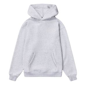 Sudaderas con Capucha Lisas de Felpa 100% Algodón Unisex al por Mayor, con Logotipo Personalizado, Hombros Caídos, Estilo Casual - Product Image 1