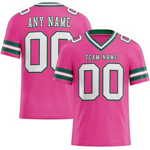 Custom Polyester Sublimation Printed 2026 American Football Jerseys V-Neck Short Sleeve High Quality American Football Jerseys - Product Image 6