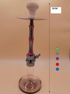 SHISHA YUOTO 2304-VITA-AL Juego de Cachimba Clásico de Lujo con Acabado Esmerilado y Caja de Regalo - Venta al por Mayor - Product Image 2