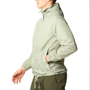 Blouson bomber unisexe Econex Sports léger, imperméable, coupe-vent, à capuche, avec fermeture éclair quart, style décontracté, color-block - Product Image 4