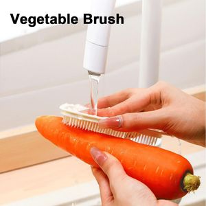 2 PCS Soft Bristle <b>Vegetable</b> Cleaning <b>Brushes</b> for Potato/Carrots for Scrubbing Fruits and <b>Vegetables</b> - Product Image 4