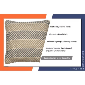 Stylish Modern Quilted Cushion Cover Quality Decorative Festival <b>Throw</b> Pillow Cases Woven Techniques Approved Bulk Supplier - Product Image 3