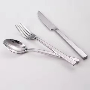 Restaurant Metal <b>Spoon</b> <b>And</b> <b>Fork</b> <b>Set</b> Cutlery <b>Set</b> For Dining Table Kitchen Dinner Tableware <b>Set</b> - Product Image 3