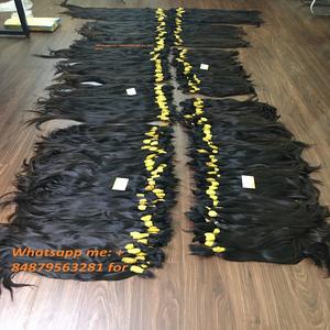 Extensions de cheveux humains vierges Remy vietnamiennes blondes droites 100% naturelles, blanchies, 100g en vrac, outil de coiffage organique - Product Image 4