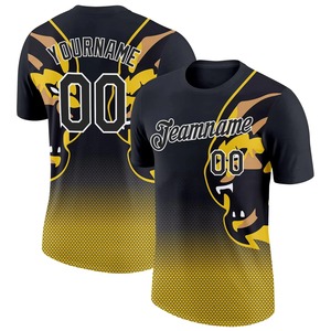 High Quality 100% Polyester Breathable <b>Men's</b> E-Sports T-<b>Shirts</b> Quick Dry Jerseys Custom Logo Sublimation Printing E-Sports Wear - Product Image 4