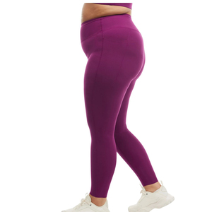 Leggings pour femmes, leggings longs sans couture, coupe slim, taille haute, confortables, couleurs en stock, design personnalisé, fabricant OEM ODM - Product Image 3