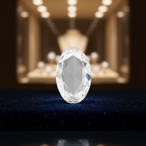 Diamant non monté certifié IGI, 6 ROSE OVAL VVS2, diamant cultivé neuf - Product Image 3