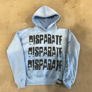 Sudadera con Capucha Extra Grande Personalizada, Ecológica, de Felpa, con Bolsillo, 100% Algodón, Estilo Urbano, OEM, ODM, con Empaque - Product Image 2