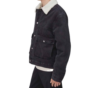 Veste en coton à manches longues pour hommes de style luxe haut de gamme Logo personnalisé poche à col à capuche grande taille manteaux d'hiver disponibilité OEM - Product Image 4