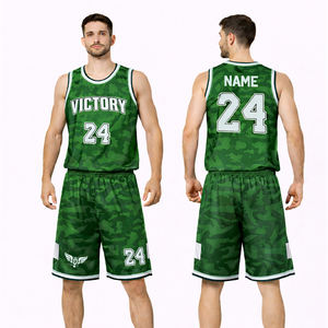 Conjunto de Uniforme de Baloncesto Azul y Rojo Personalizado para Hombre y Mujer, Jersey y Pantalones Cortos de Malla Transpirable, Nombre y Número del Equipo Personalizados - Product Image 2