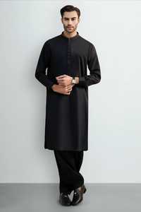 Precios de Fábrica al por Mayor, Nueva Moda Tradicional, Salwar Kameez Negro para Hombre, Secado Rápido, Ropa Más Vendida para Hombres Adultos - Product Image 2