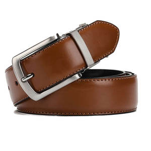 Cinturón de Cuero Genuino Personalizado para Hombre, Hebilla Cuadrada, Casual, Ecológico, Duradero, a la Moda, Precio Bajo, Proveedor OEM al por Mayor - Product Image 4