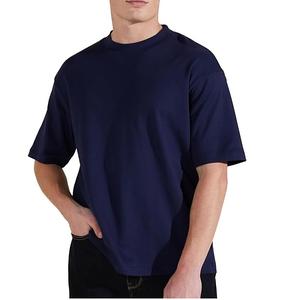 Plain Vintage TShirt Drop Shoulder Oversize Summer <b>Men</b> Clothes Sportswear Running Training Outwear <b>Blue</b> Color T-<b>Shirt</b> Breathable - Product Image 5